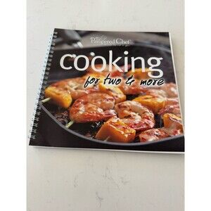 The Pampered Chef Cooking For Two & More Spiral Bound Cookbook 2006 EUC Must See